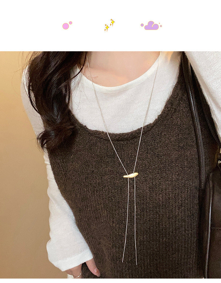 Silver Plated Copper Necklace For Women Small Fish