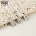 Stainless Steel Sand Pressing Letter Pendant Women'S Color