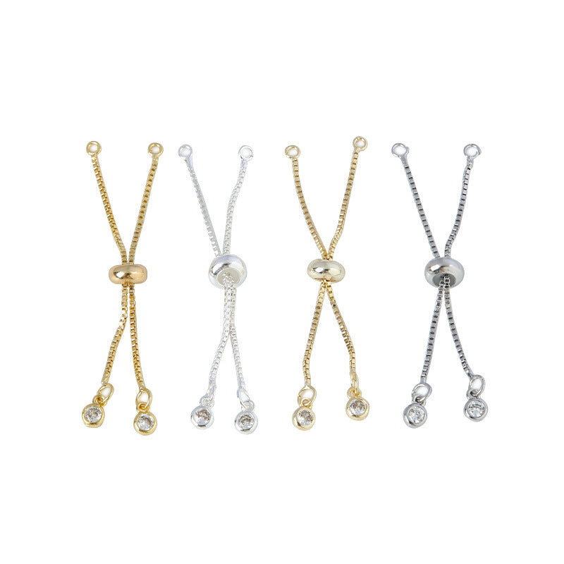 18K Color Preserving Real Gold Silicone Copper Zipper