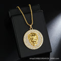 Aliexpress Three Dimensional Diamond Set Disc Lion Head