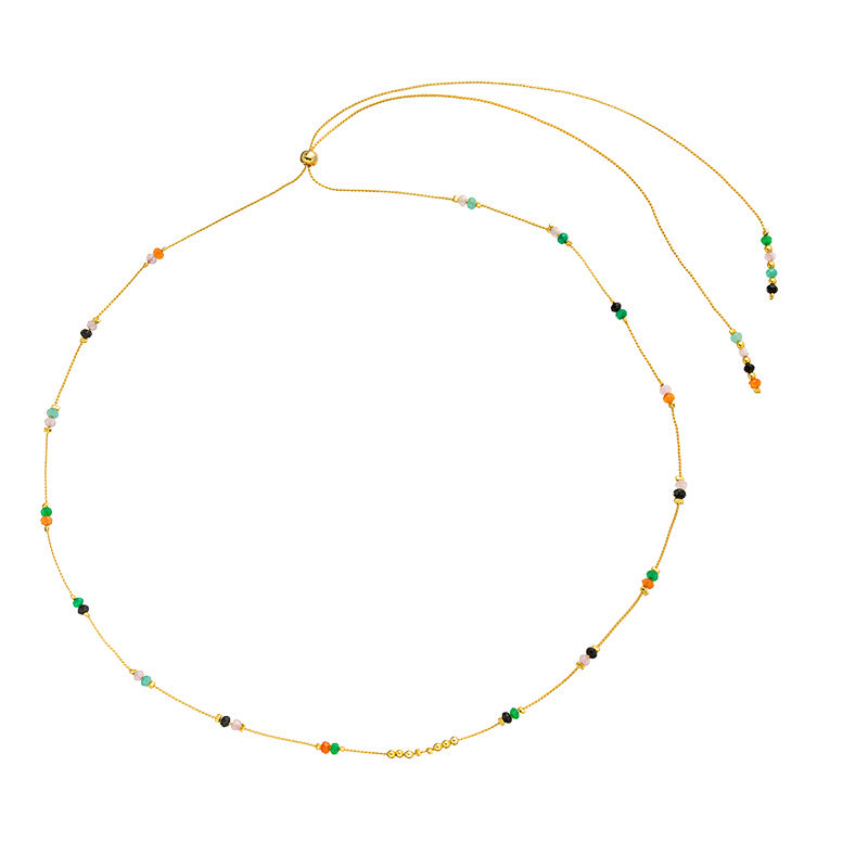 Lishan Versatile Bowknot Titanium Steel Metal Chain Series