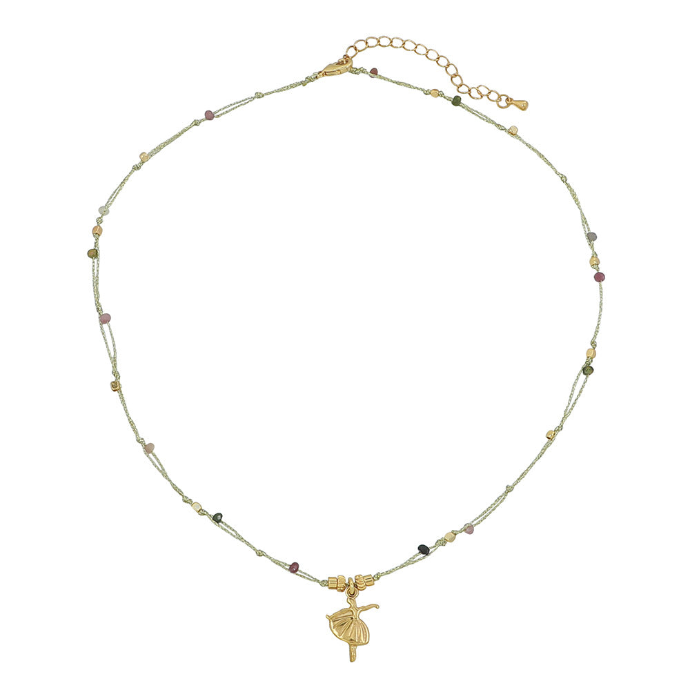 Lishan Versatile Bowknot Titanium Steel Metal Chain Series