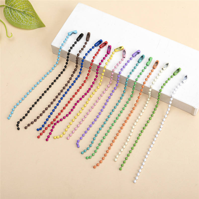 Color Bead Chain 2 4Mm Ball Bead Chain