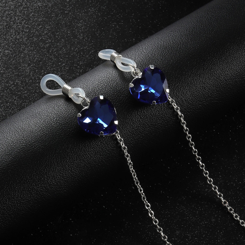 Heart Crystal Pendant Nipple Chain Chest Chain Nipple