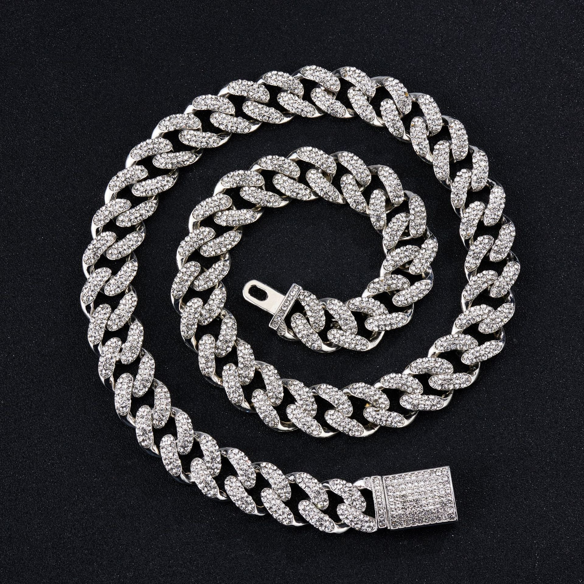 Hip Hop Cuban Chain Men'S Blingbling Cuban Linkchain