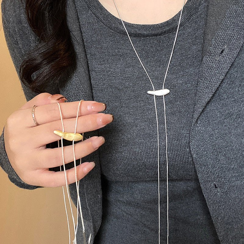 Silver Plated Copper Necklace For Women Small Fish