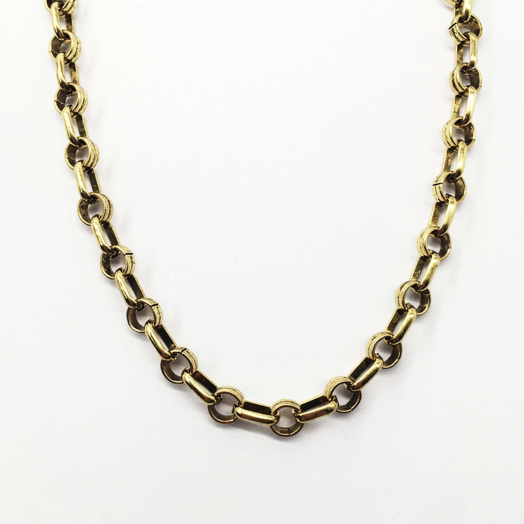 Metal Handmade Chain O Chain Long Square Buckle