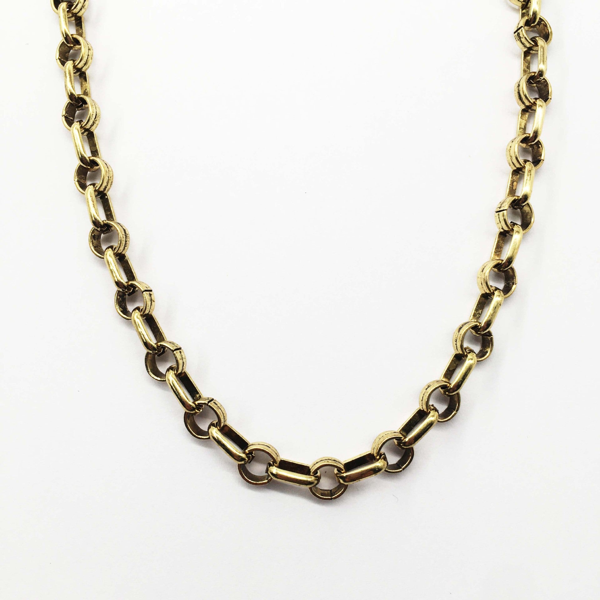 Metal Handmade Chain O Chain Long Square Buckle