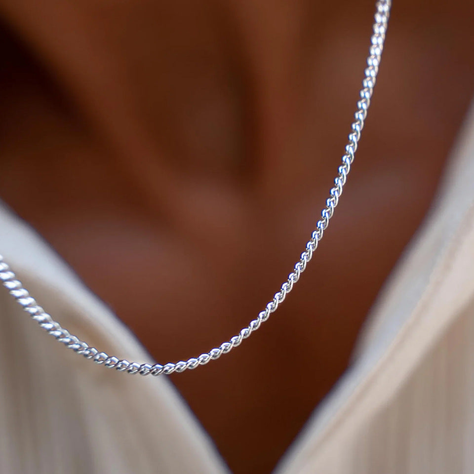 Hip Hop Style Versatile Cuban Chain Clavicle Chain