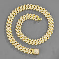 Xindi Popular Men'S Necklace 15Mm Exaggerated Diamond Geometric