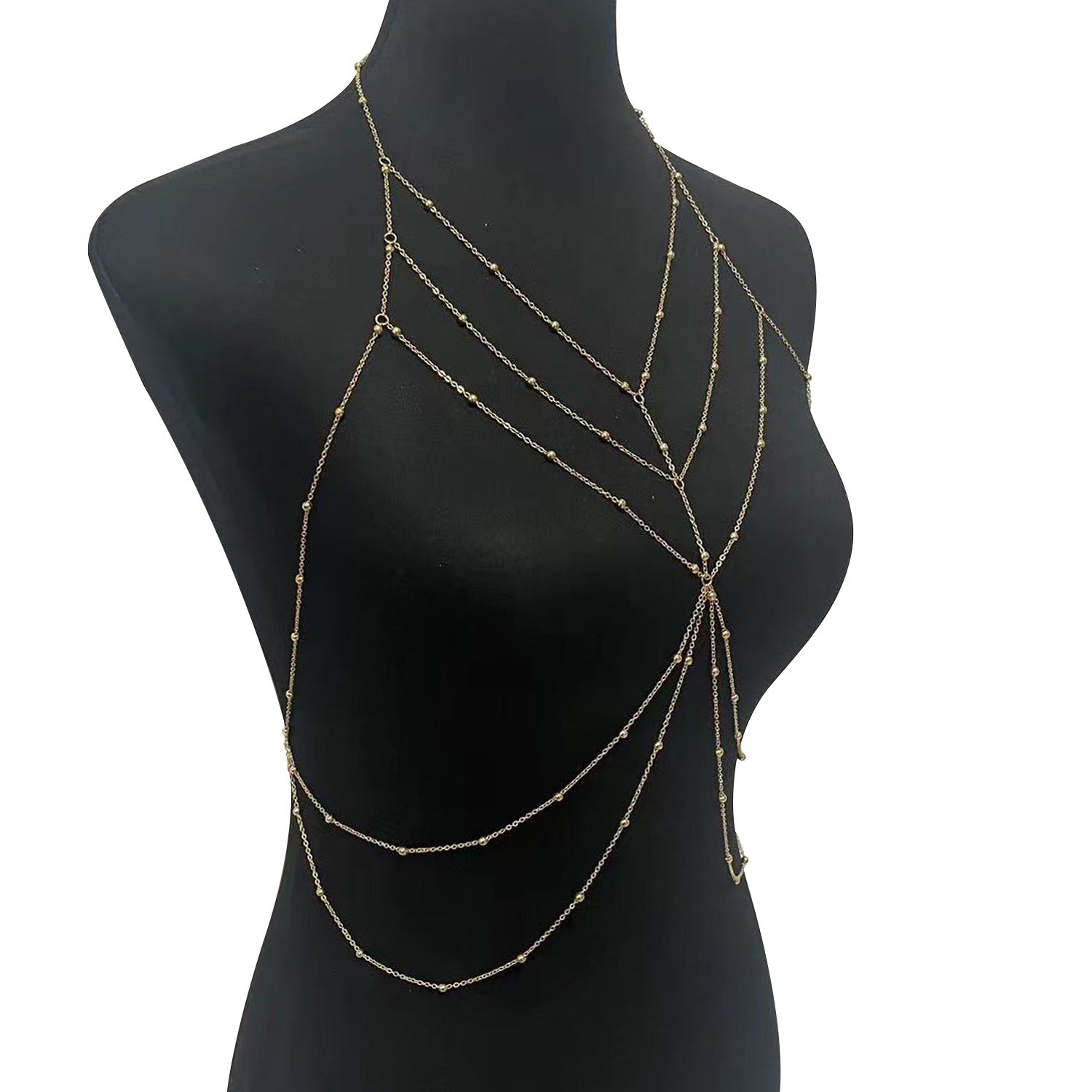 Zhuru Clothing Pure Desire Hollow Chain Chest Chain