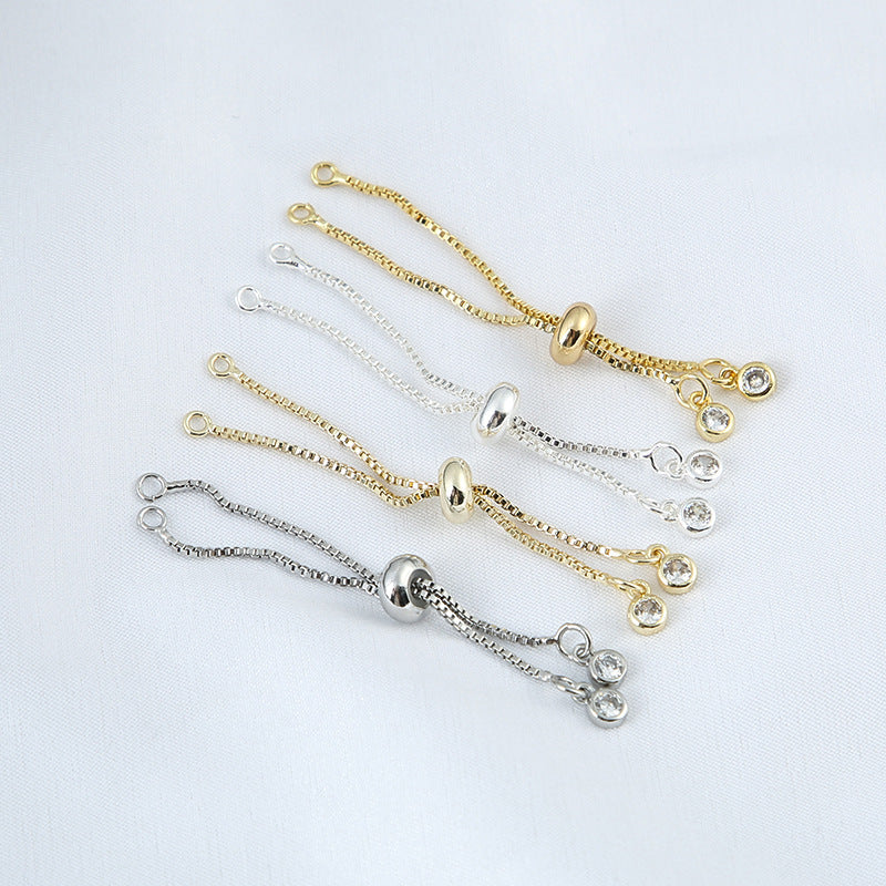 18K Color Preserving Real Gold Silicone Copper Zipper