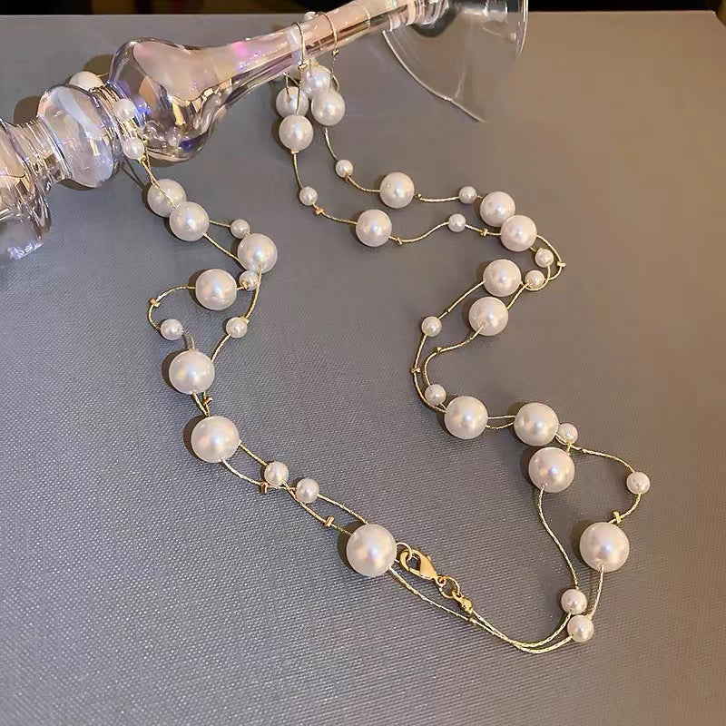 Light Luxury And High End Multi Layered Pearl