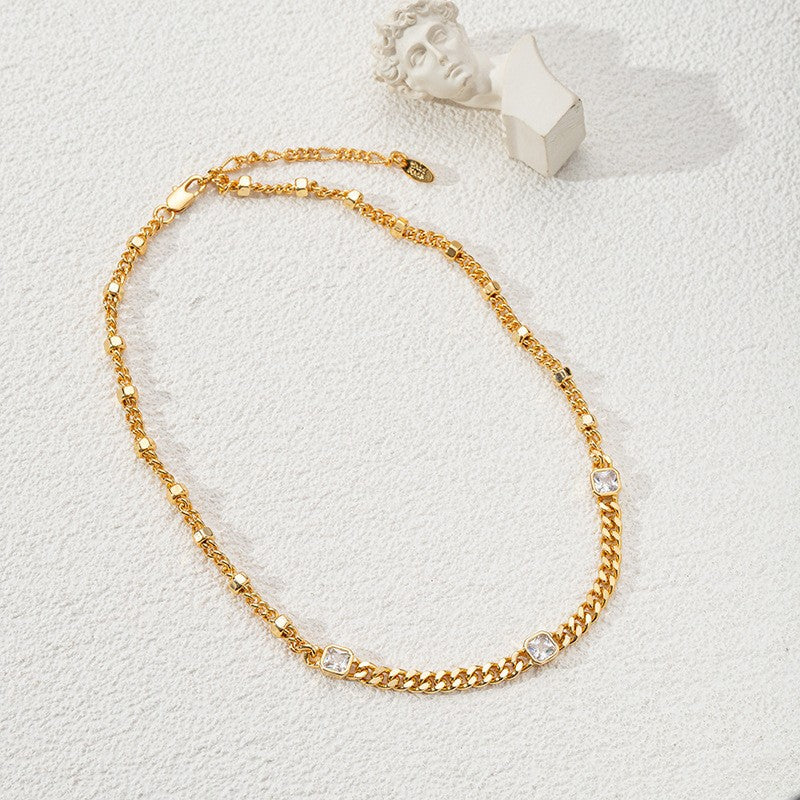 Lishan Versatile Bowknot Titanium Steel Metal Chain Series
