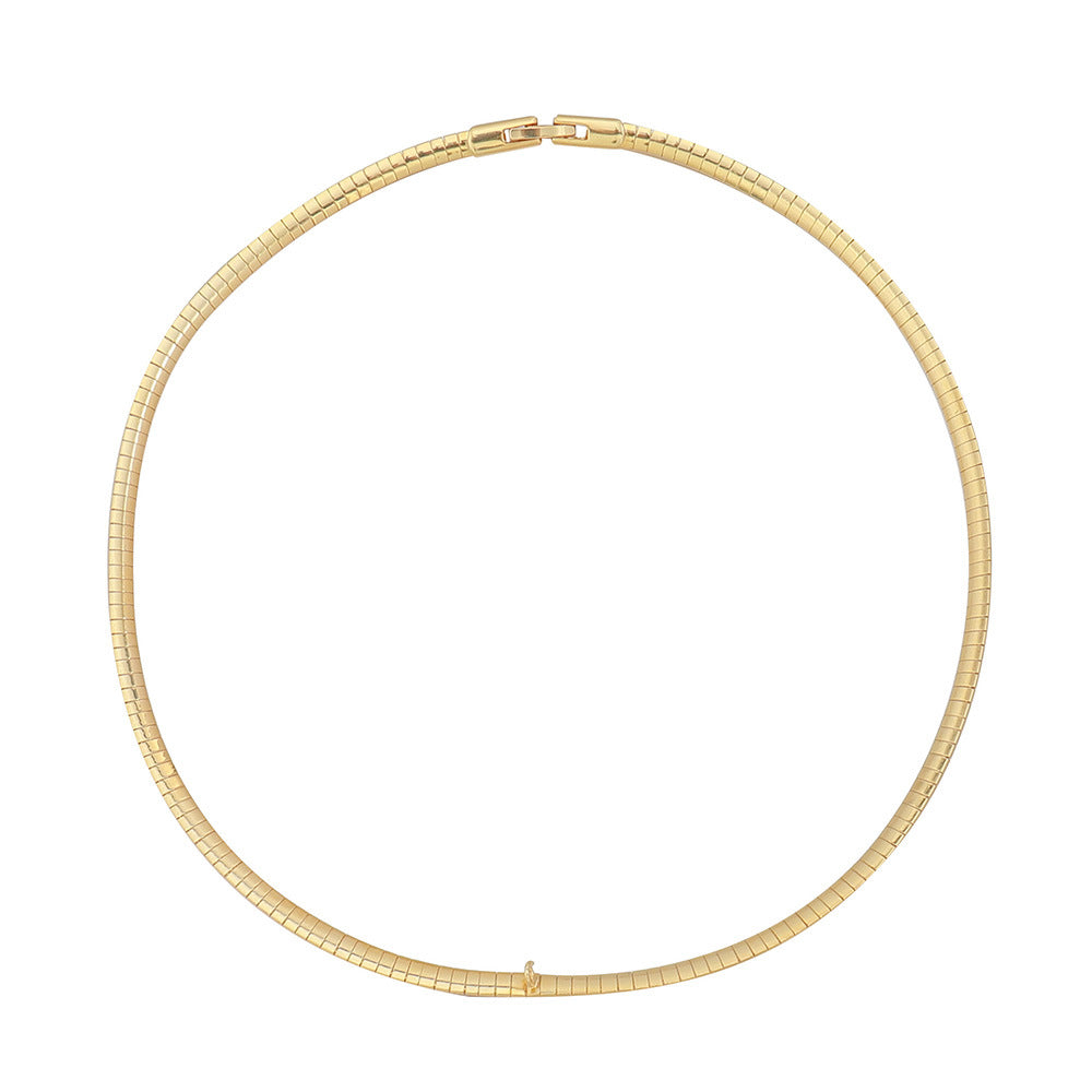 Lishan Versatile Bowknot Titanium Steel Metal Chain Series