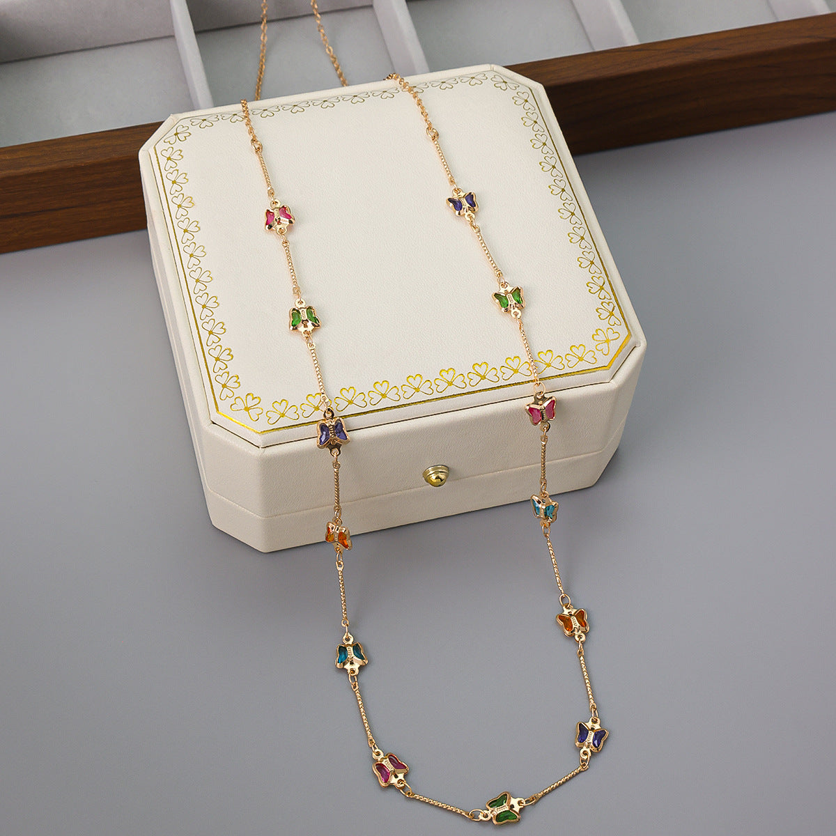 Butterfly Waist Chain With Dress Shirt Belt Women'S