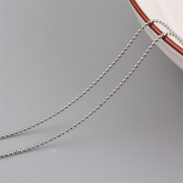 Stainless Steel Color Preserving Bead Chain Round Bead