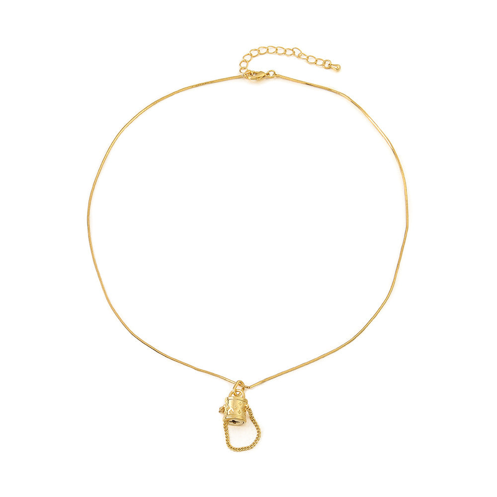 Lishan Versatile Bowknot Titanium Steel Metal Chain Series