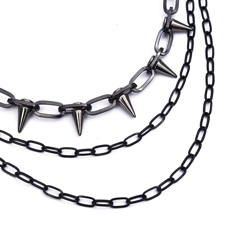 Jewelry Hip Hop Punk Metal Rivet Stage Performance