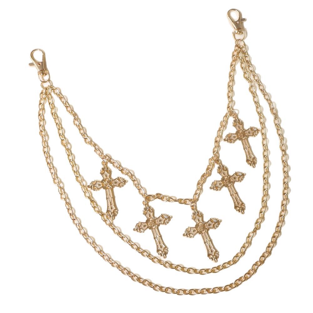 Punk Cool Cross Pendant Pants Chain Hip Hop