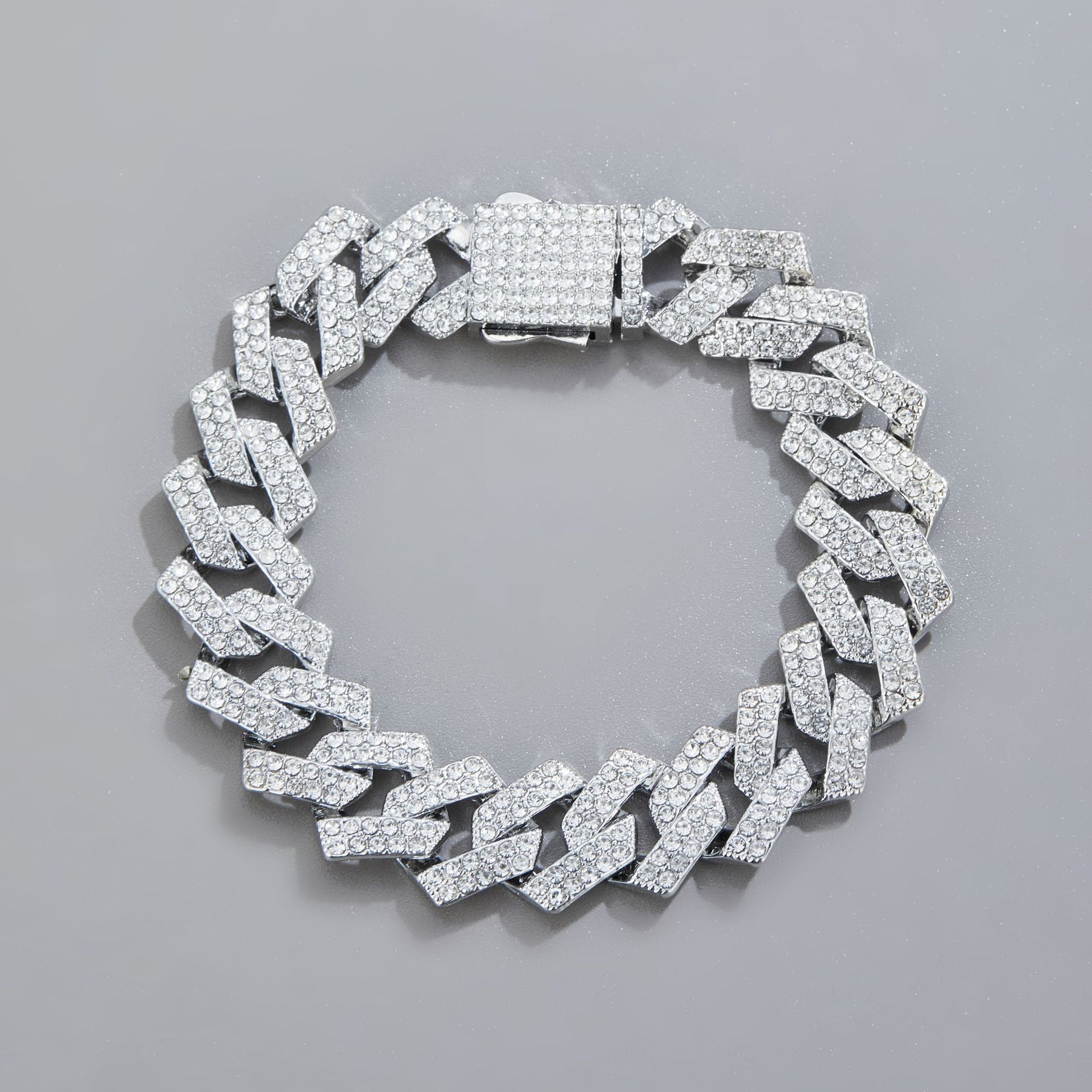 Hip Hop Bar Cuban Chain 15Mm Fashionable Alloy