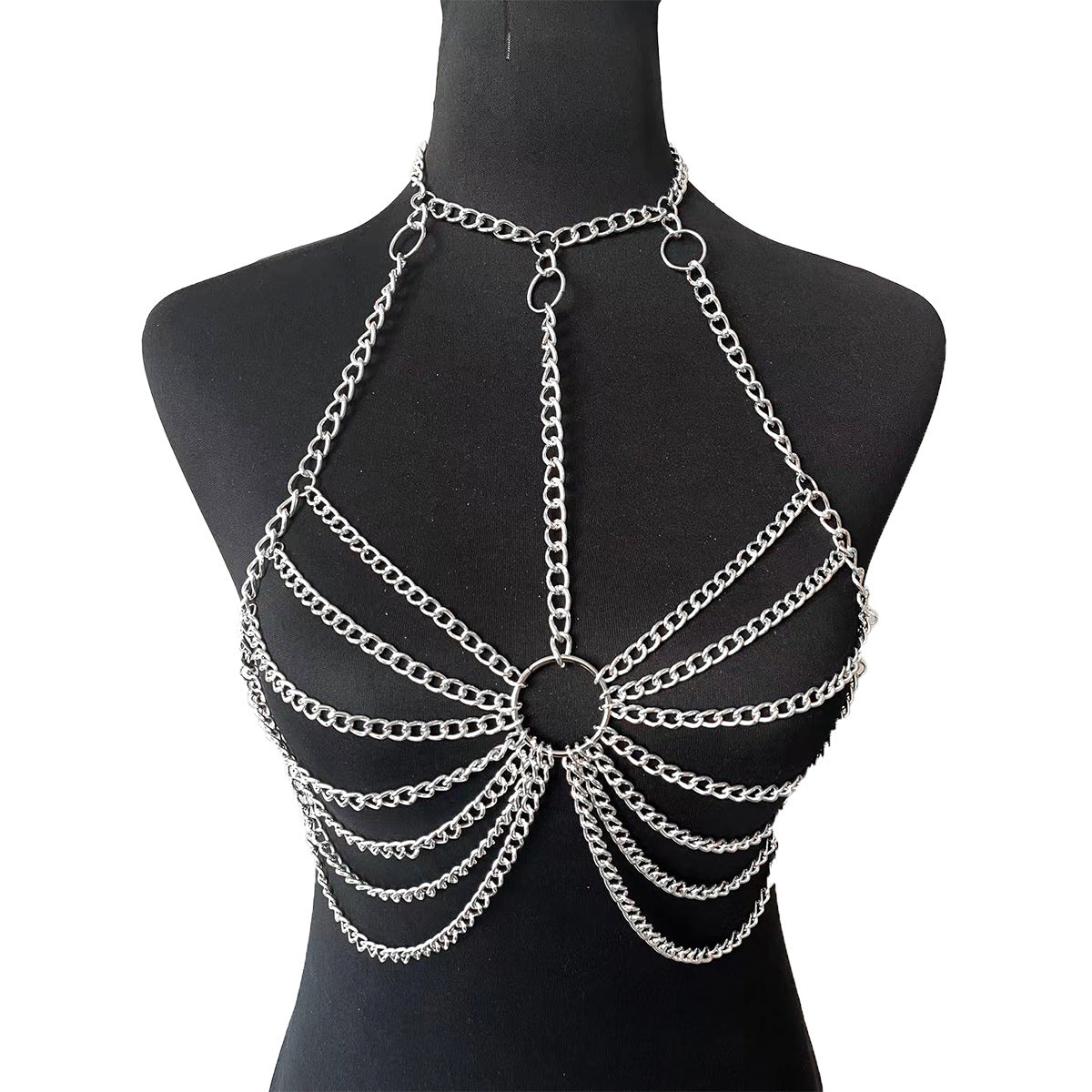 Style Bra Waist Chain And Choker All In