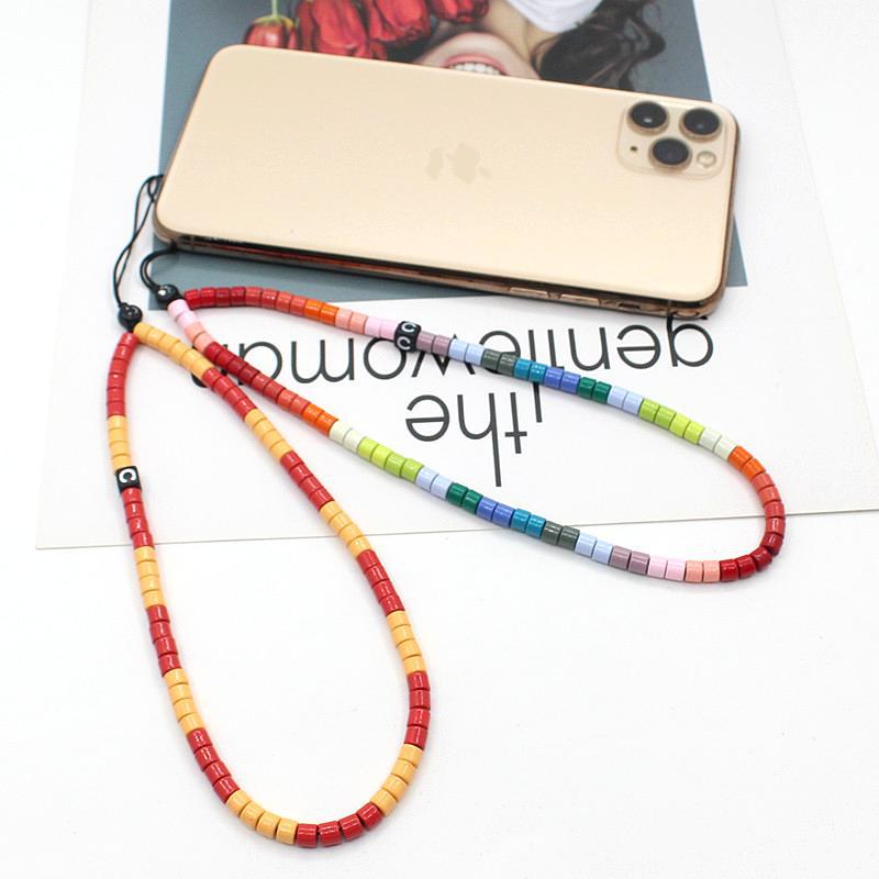 Online Popular Anti Lost Mobile Phone Chain Rainbow