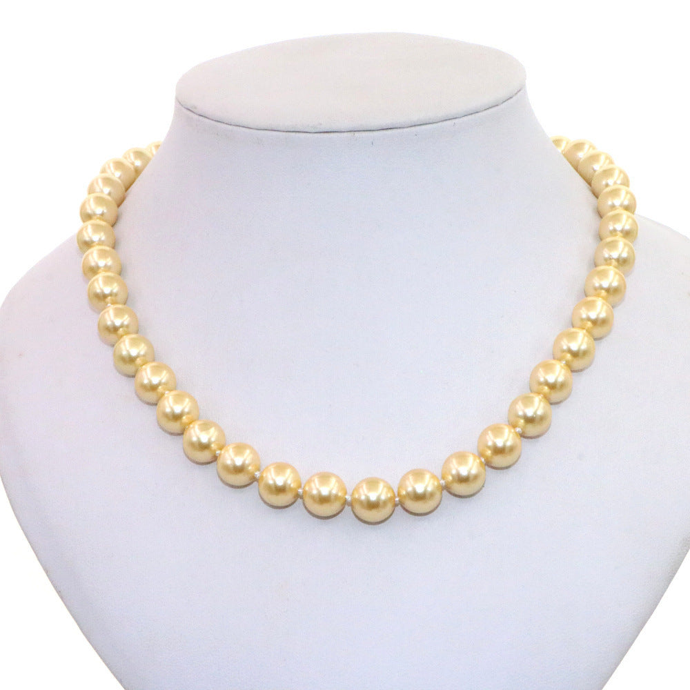 Shijia Pearl Necklace Women'S High Grade Magnetic Buckle