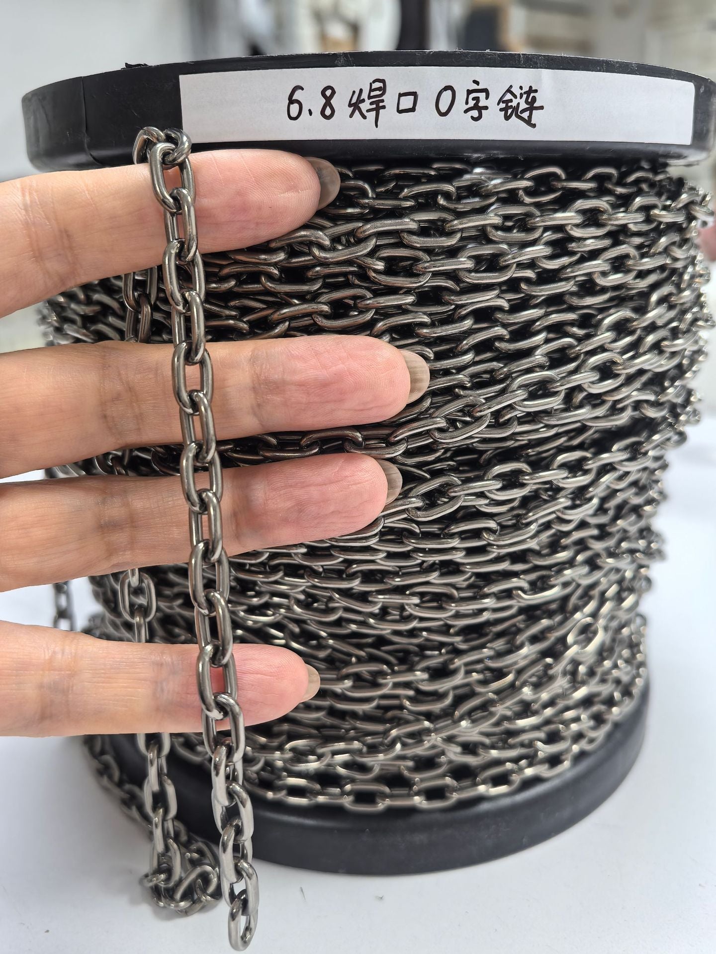 Pure Titanium Welded Joint Industrial Chain Corrosion Resistant