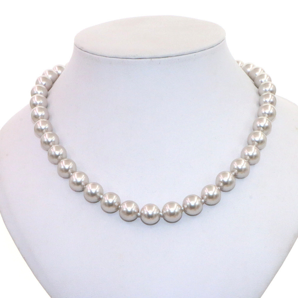 Shijia Pearl Necklace Women'S High Grade Magnetic Buckle