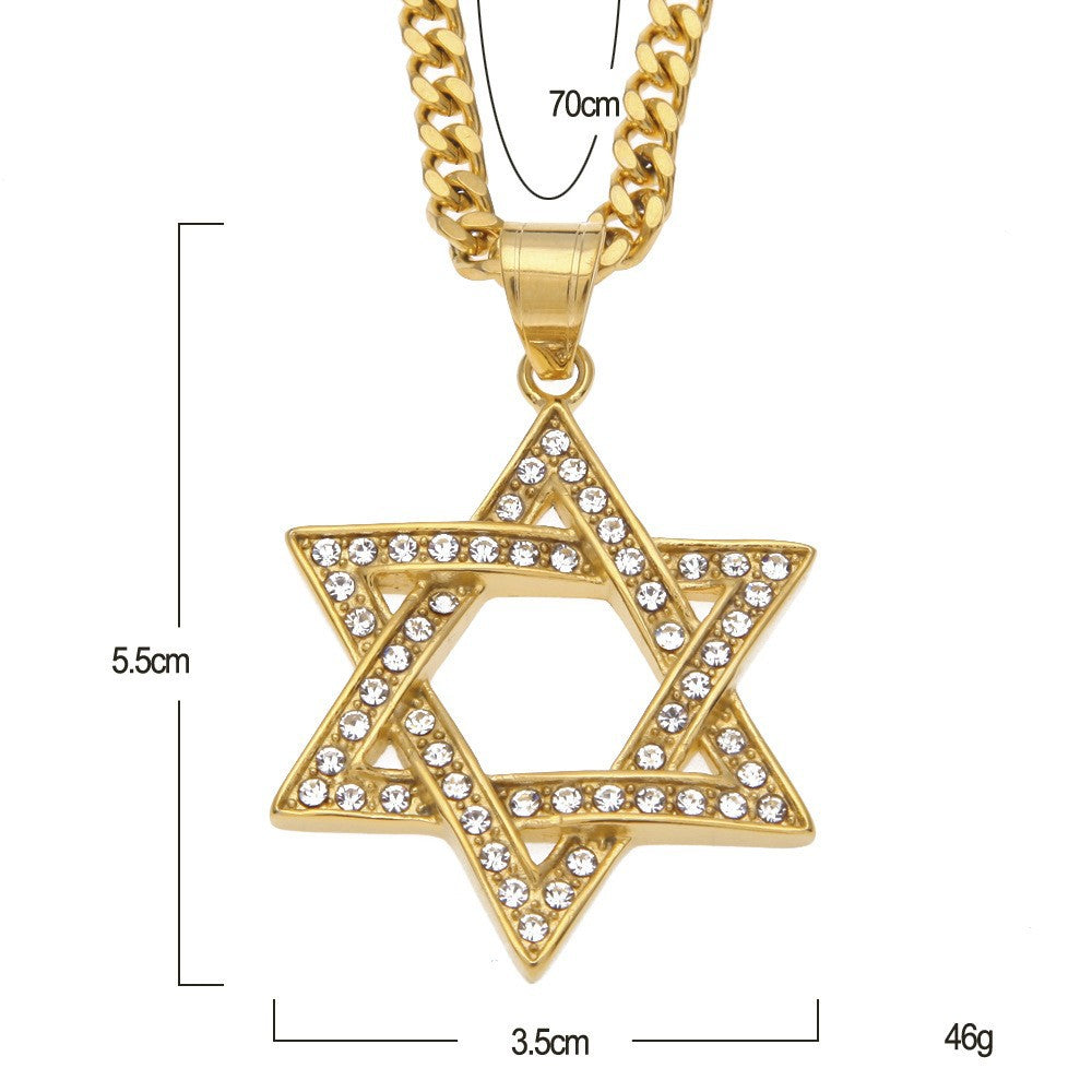 Hip Hop Stainless Steel Pendant Necklace Punk Rock