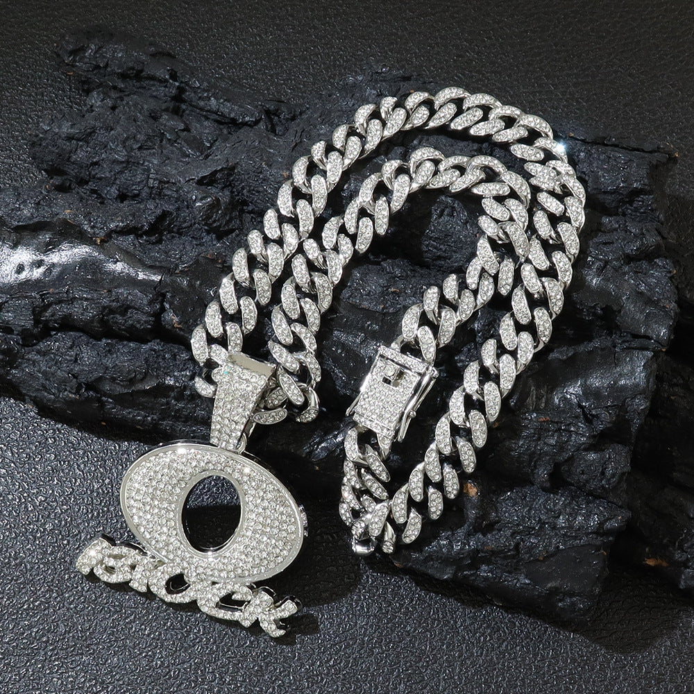 Personality Hip Hop Men'S Jewelry Oblock English Letter