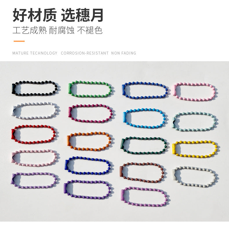 Color Bead Chain 2 4Mm Ball Bead Chain