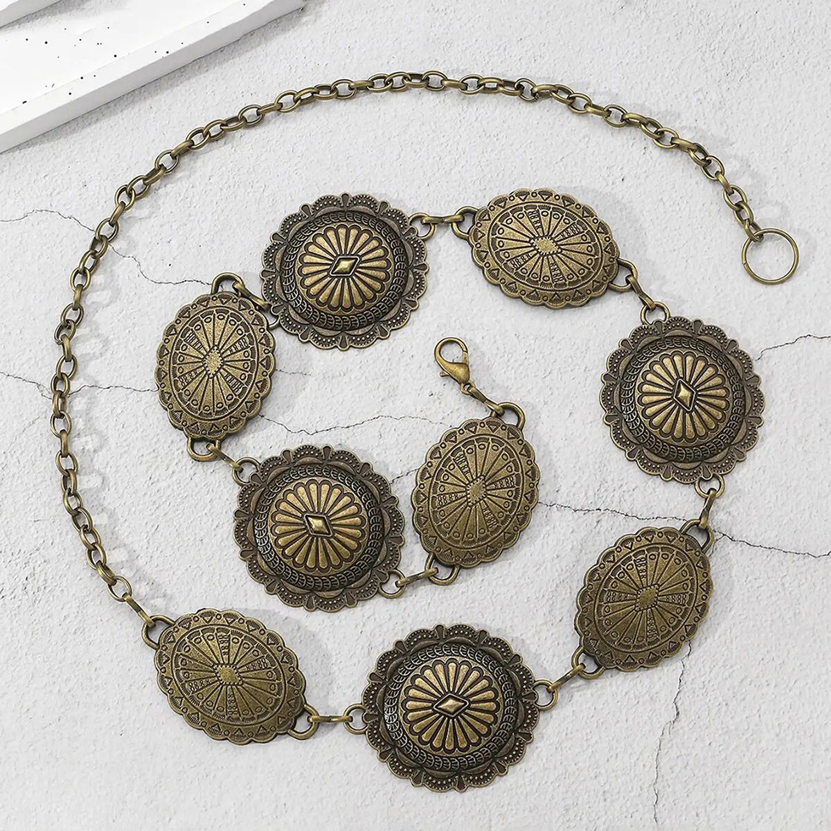 High End Metal Waist Chain Retro Bohemian Style