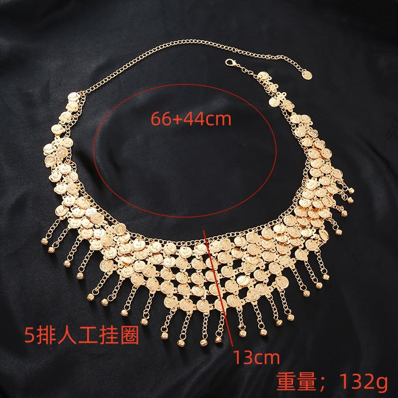 Bohemian Bell Pendant Waist Chain For Women Ethnic
