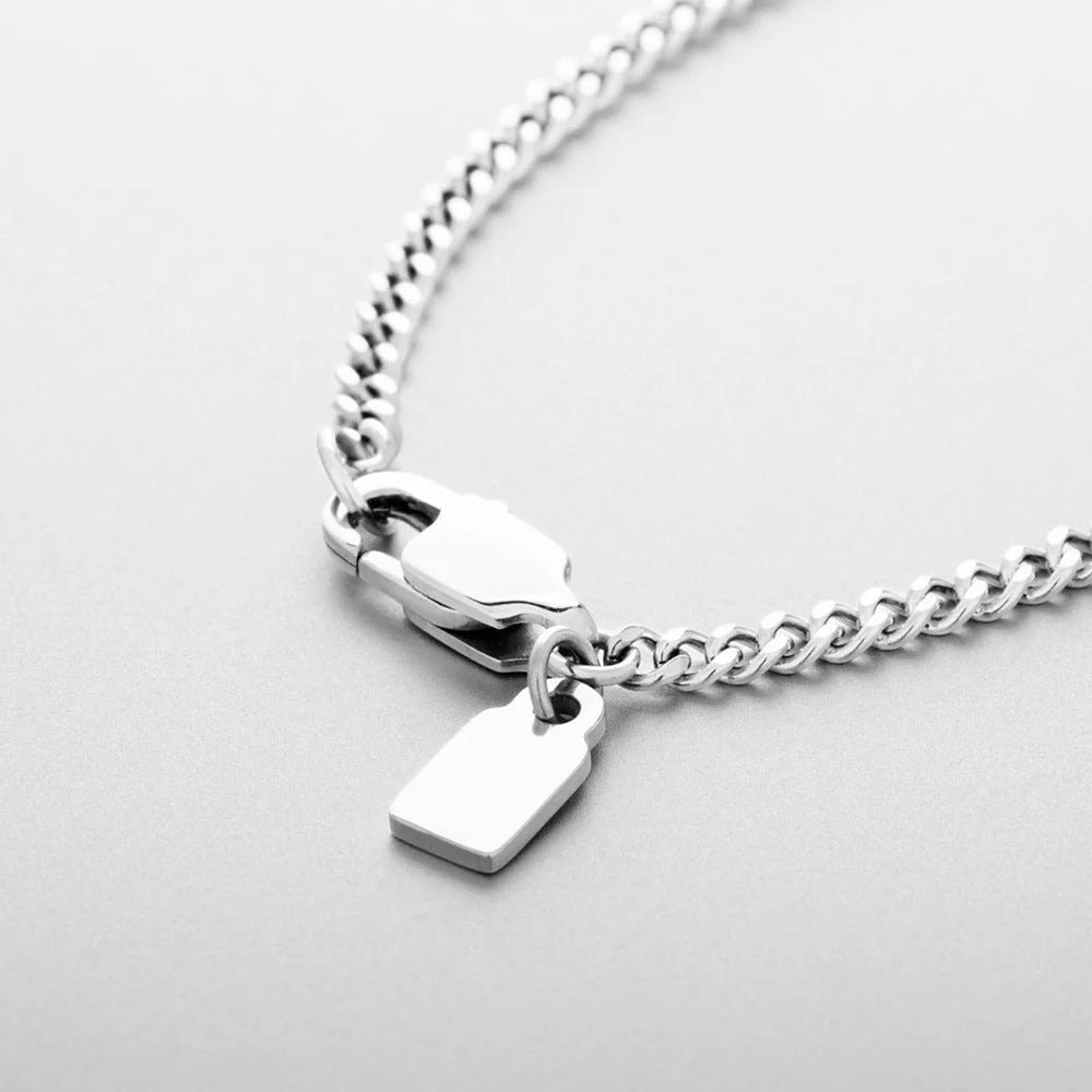 Hip Hop Style Versatile Cuban Chain Clavicle Chain