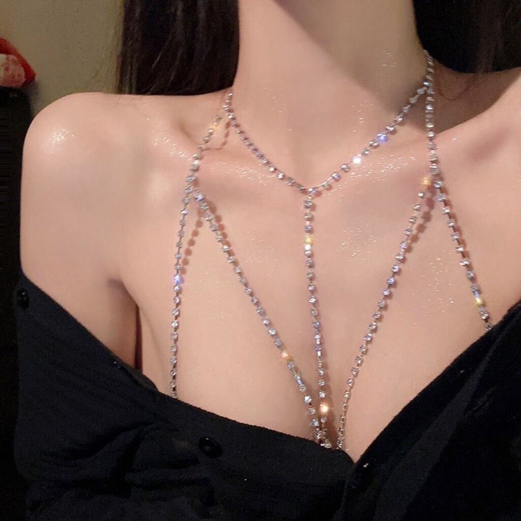 Chest Chain Bodychain Bikini Bikini Clavicle Chain Body