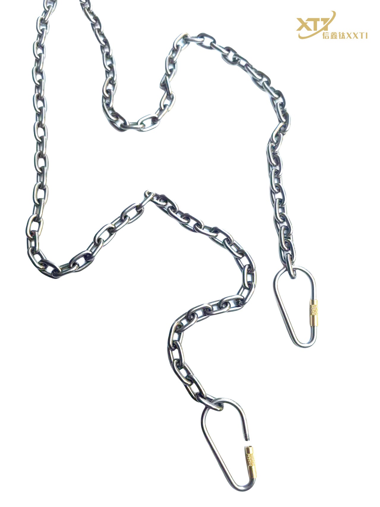 Pure Titanium Welded Joint Industrial Chain Corrosion Resistant