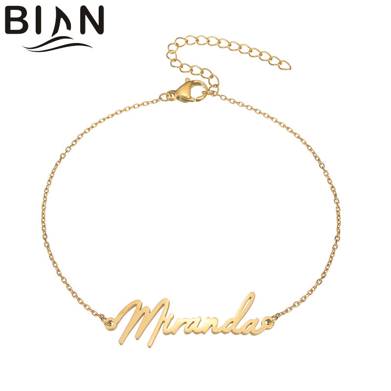 Direct Explosions Diy Niche Design Necklace Custom Name
