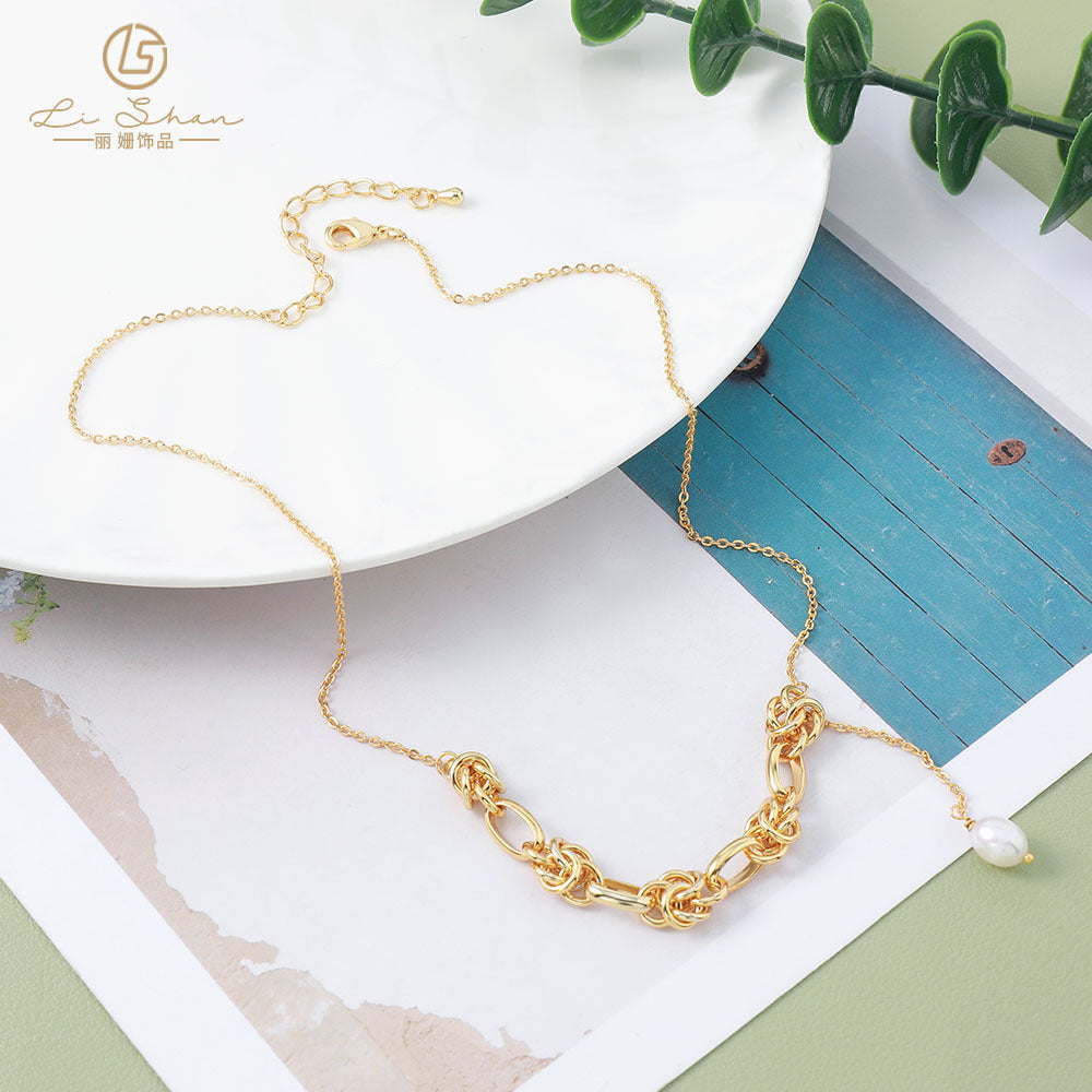 Lishan Versatile Bowknot Titanium Steel Metal Chain Series