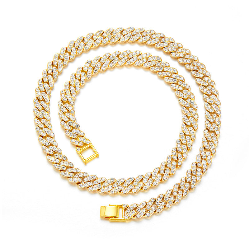 Hip Hop Versatile Men'S Diamond Studded Letter King