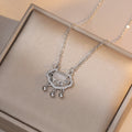 Necklace For Women With Peace Lock Auspicious Cloud