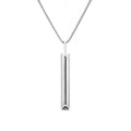 Stainless Steel Whistle Decompression Anxiety Meditation Mindfulness Breathing