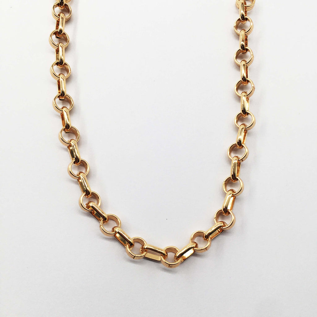Metal Handmade Chain O Chain Long Square Buckle