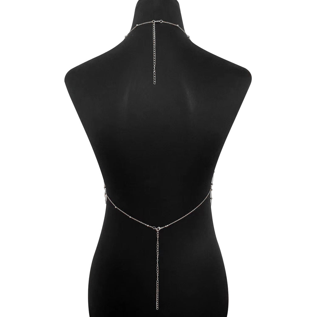 Zhuru Clothing Pure Desire Hollow Chain Chest Chain