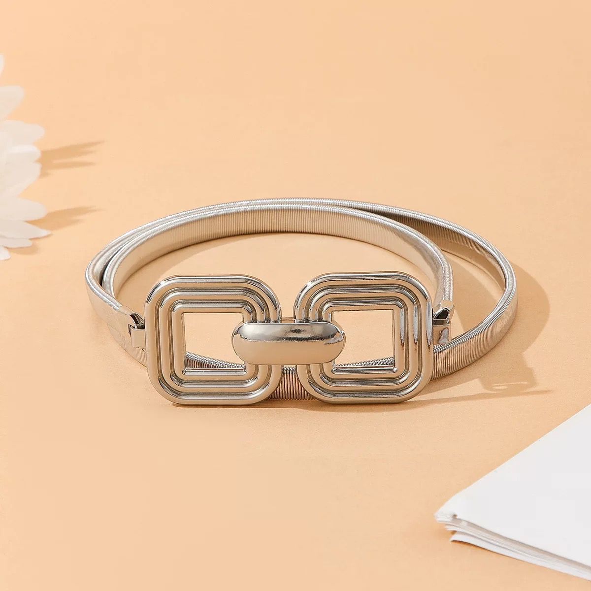 Waist Chain Women'S Double Layer Spring Chain Geometric