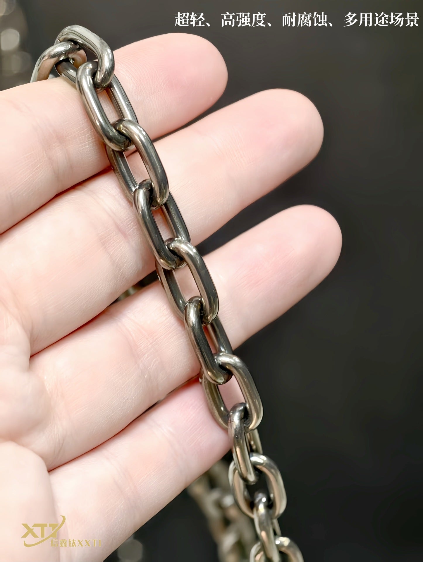 Pure Titanium Welded Joint Industrial Chain Corrosion Resistant