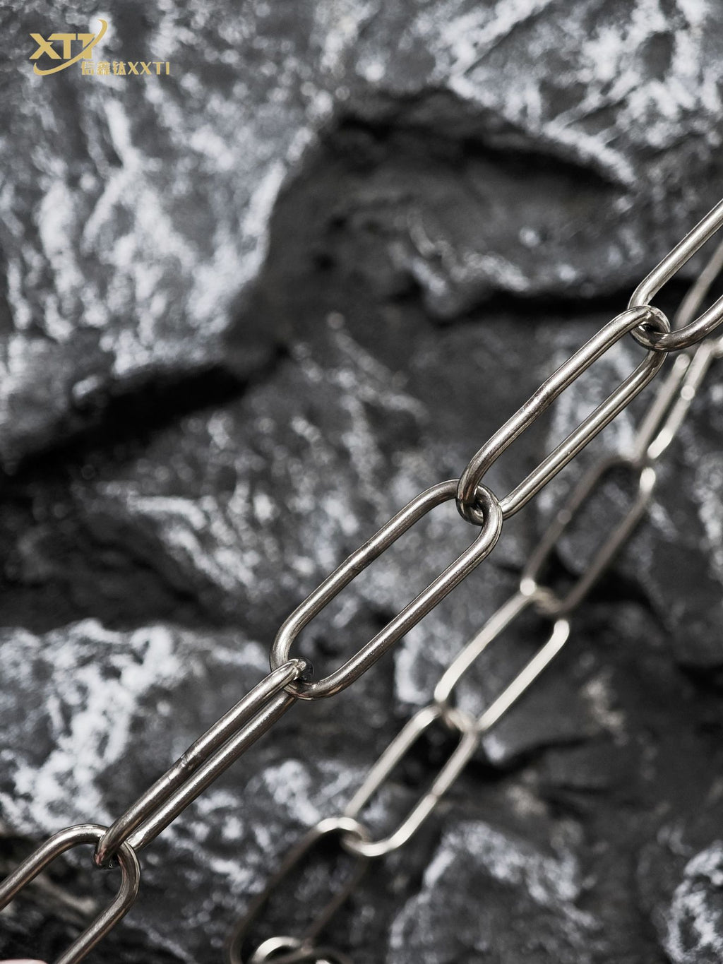 Pure Titanium Welded Joint Industrial Chain Corrosion Resistant