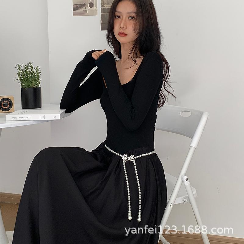 Women'S Chanel Style Butterfly Waist Chain Ins Korean