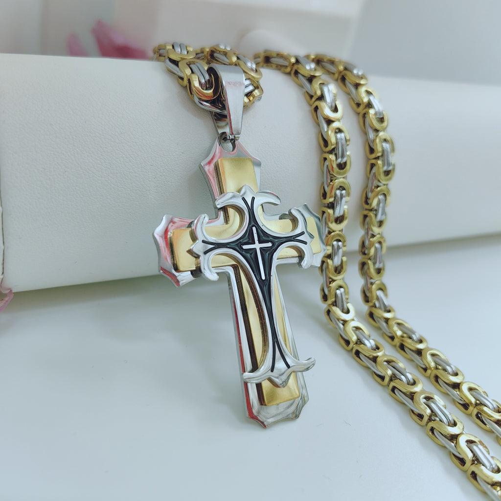 Direct Aliexpress Personality Stainless Steel Men'S Pendant Necklace